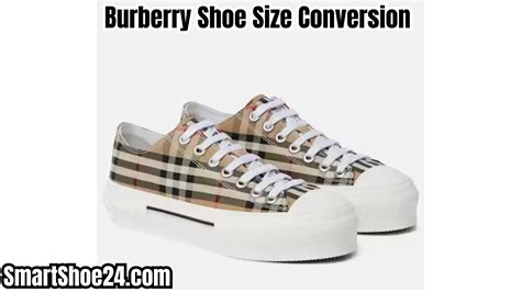 burberry shoe conversion|burberry size chart.